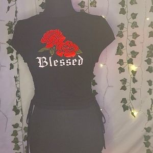 Derek heart junior small black white green and bright red